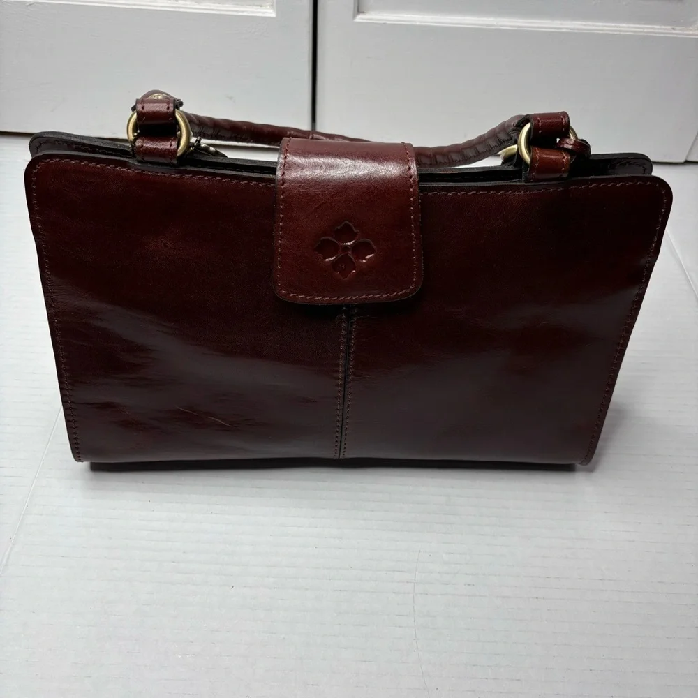 PATRICIA NASH 10th Anniversary Novella Satchel in Oxblood Leather